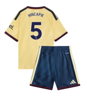 Arsenal Piero Hincapie #5 Tredjetrøje Børn 2026-27 Kortærmet (+ Korte bukser)